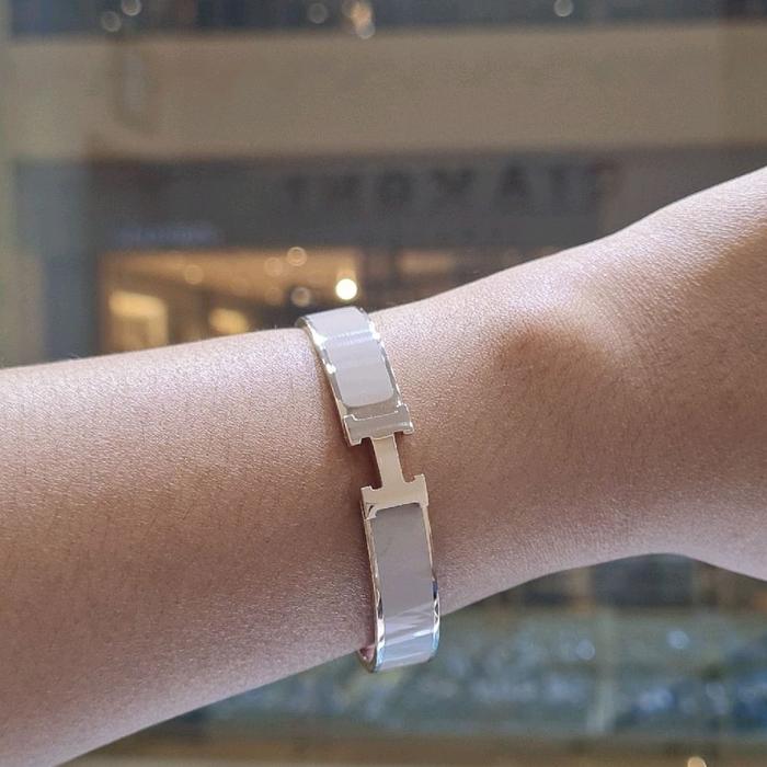 Click H Bracelet 18K / Diamond Jewelry 467GBD20000LS-HT