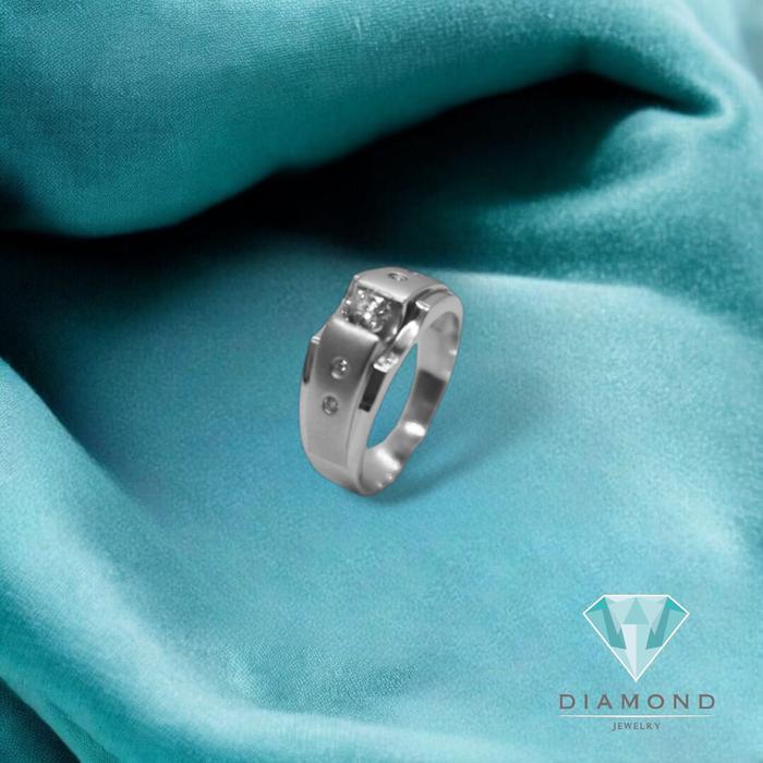 Diamond solitaire mens ring/ cincin Laki Berlian diamond solitaire