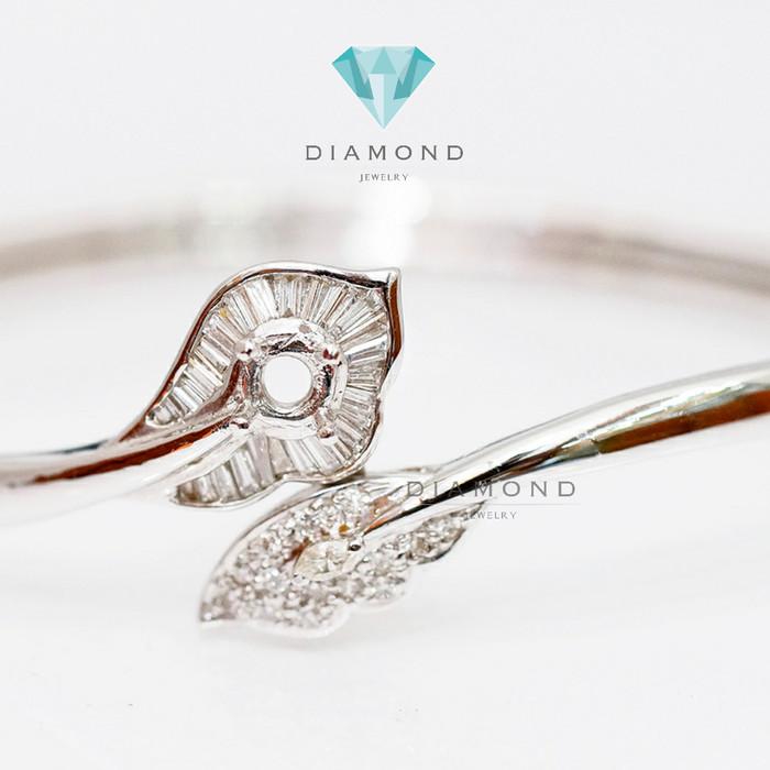 Diamond Bangle - Gelang Berlian - Diamond Jewelry - White 03030437