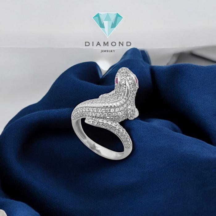 Cincin Mas Model Cicak 18K-Diamond Jewelry