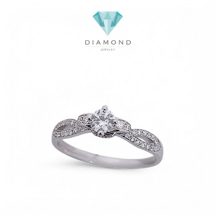 Cincin berlian bunga 18k diamond jewelry