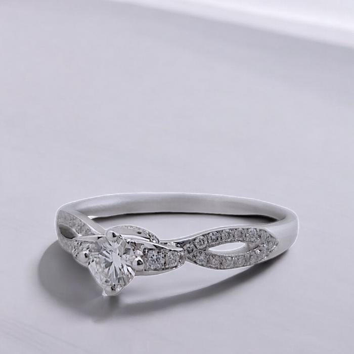 Cincin berlian bunga 18k diamond jewelry