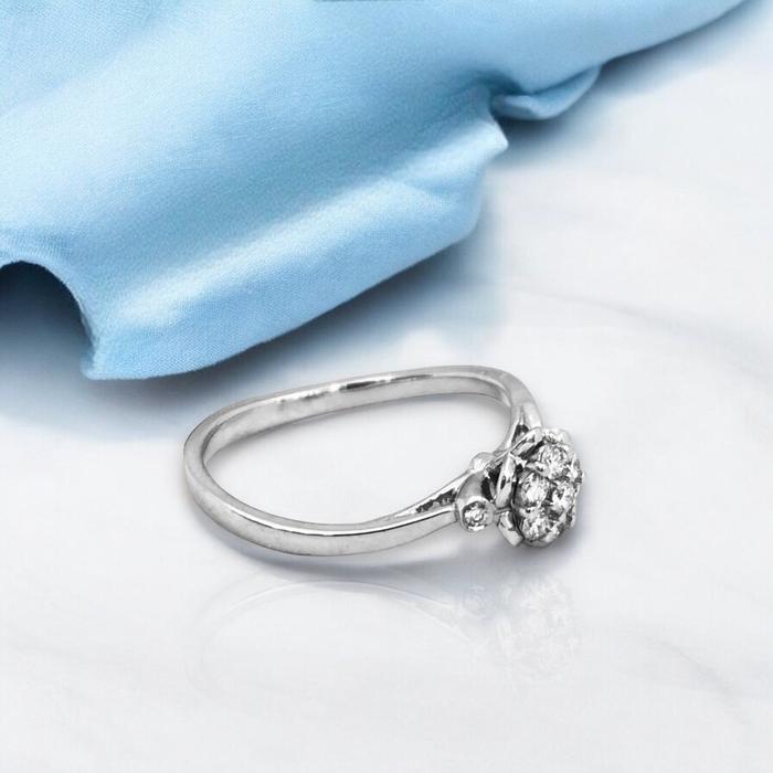 Cincin berlian lotus 18k/diamond ring lotus 18k-diamond jewelry