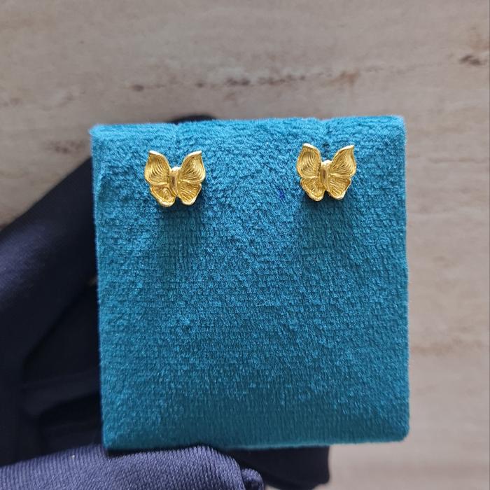 Anting Mas Butterfly 23K-Diamond Jewelry
