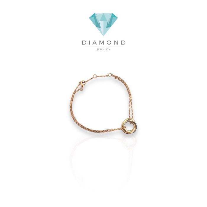 Trinity diamond bracelet crt 18k-Diamond Jewelry