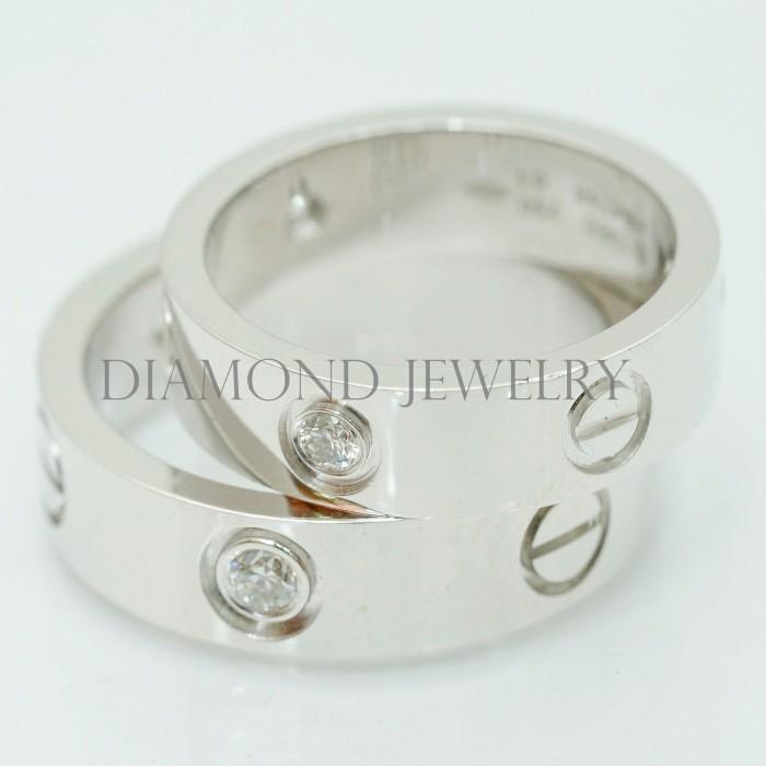 Cincin Kawin/Wedding Ring - Diamond Jewelry Two Tone 01020886/01020887