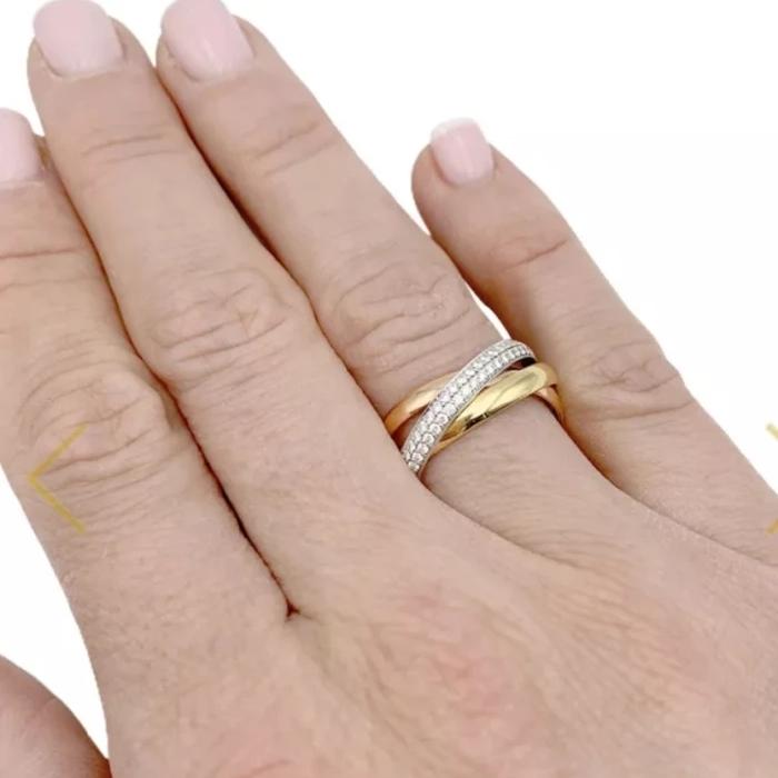 Trinity diamond ring 18K- Diamond Jewelry