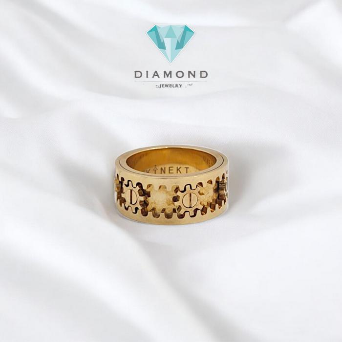 Cincin roda gear18K/ mans gear ring -Diamond Jewelry