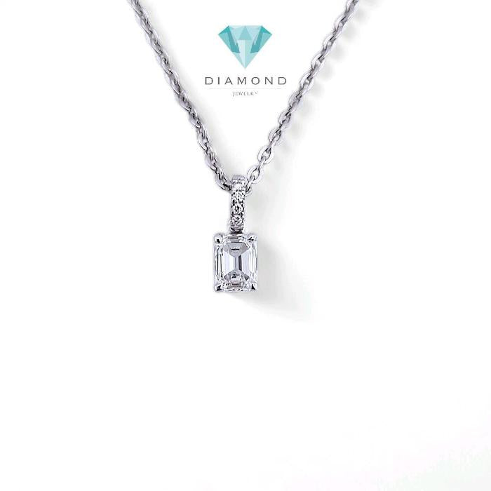 Liontin Baguette Diamond 18K / Diamond jewelry 11LB4960AN