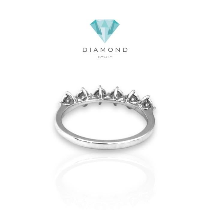 Cincin berlian 6 berlian listring 18k/diamond ring listring stacking ring -Diamond Jewelry