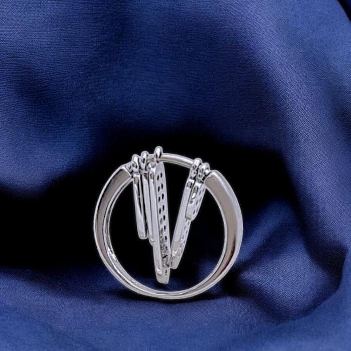 Ring Diamond Movable Fan 18K / Diamond Jewelry/ cincin Berlian kipas 18k