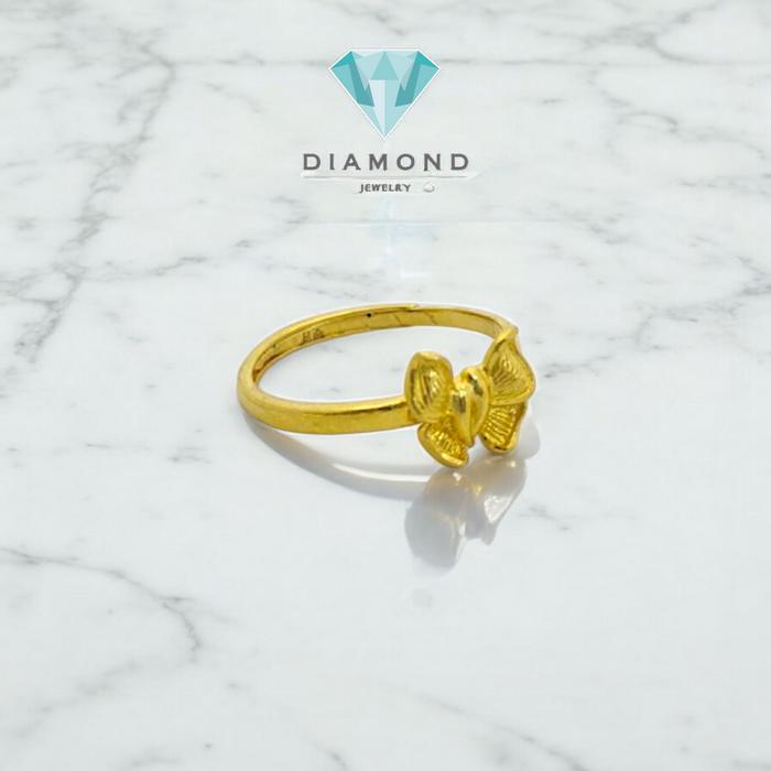 Cincin Mas Butterfly 24K-Diamond Jewelry