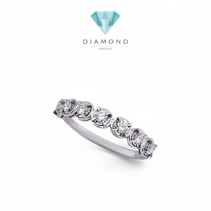 Listring Illusion tennis Diamond Ring 18K / Diamond Jewelry