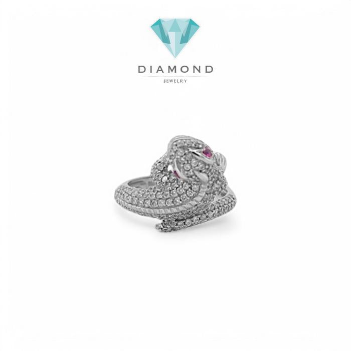 Cincin Mas Model Cicak 18K-Diamond Jewelry