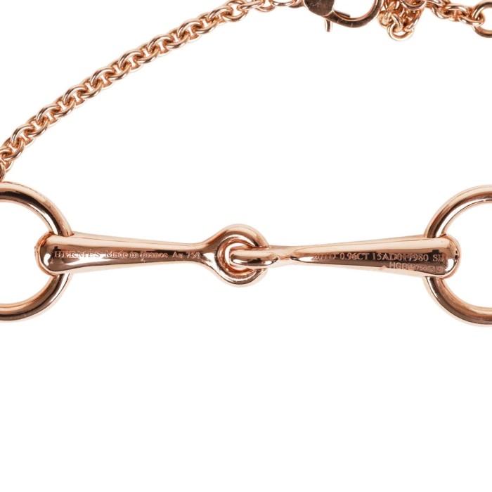 Diamond bracelet 18k rose gold HM- Diamond jewelry