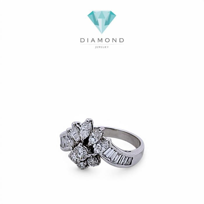 Cincin berlian mahkota 18k/Diamond Crown vintage Ring Diamond 18K / Diamond Jewelry