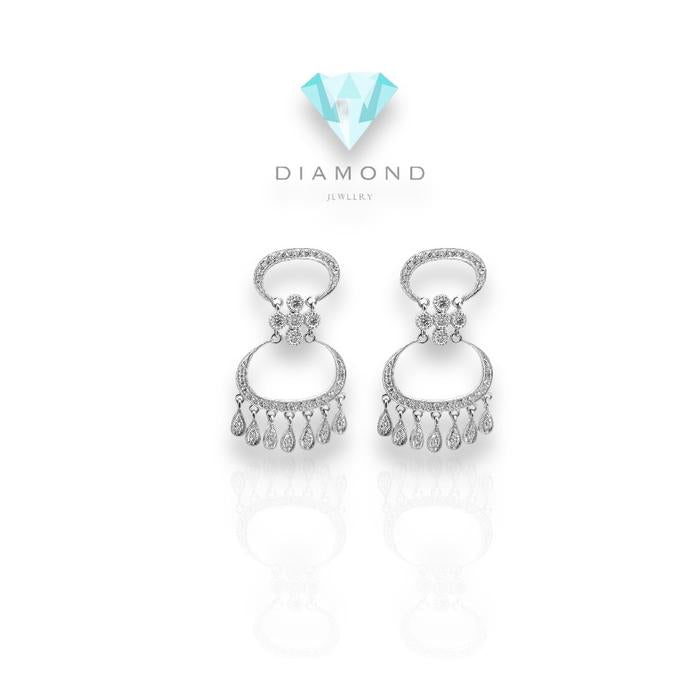 Anting berlian Indi vintage18k white gold/diamond earring Indi Vintage-Diamond Jewelry