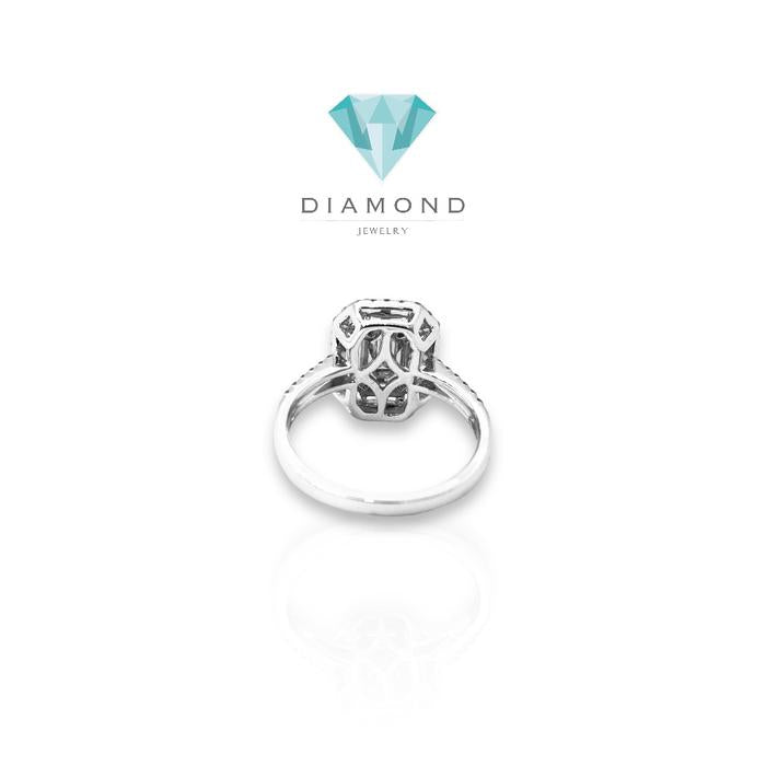 Cincin berlian bagguate 18k
