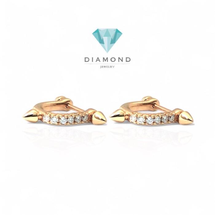 Anting titan crt diamond earring18K-Diamond Jewelry