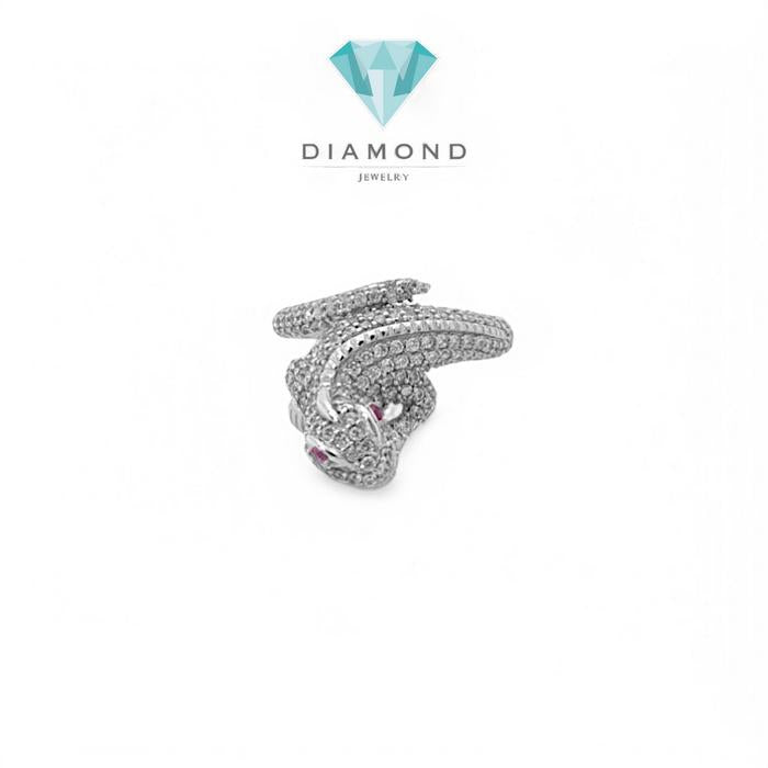 Cincin Mas Model Cicak 18K-Diamond Jewelry