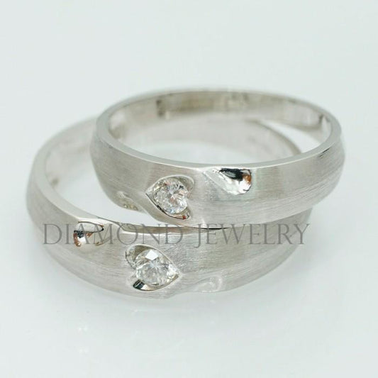 Cincin Kawin/Wedding Ring - Diamond Jewelry Two Tone 01020788/01020789