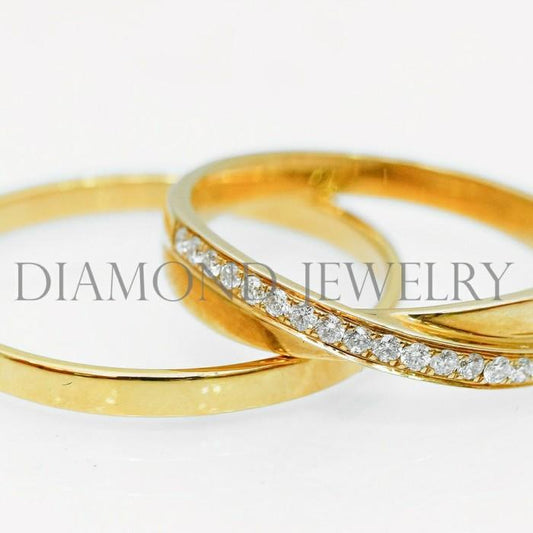 Cincin Kawin/Wedding Ring - Diamond Jewelry Two Tone 01020554/21000869
