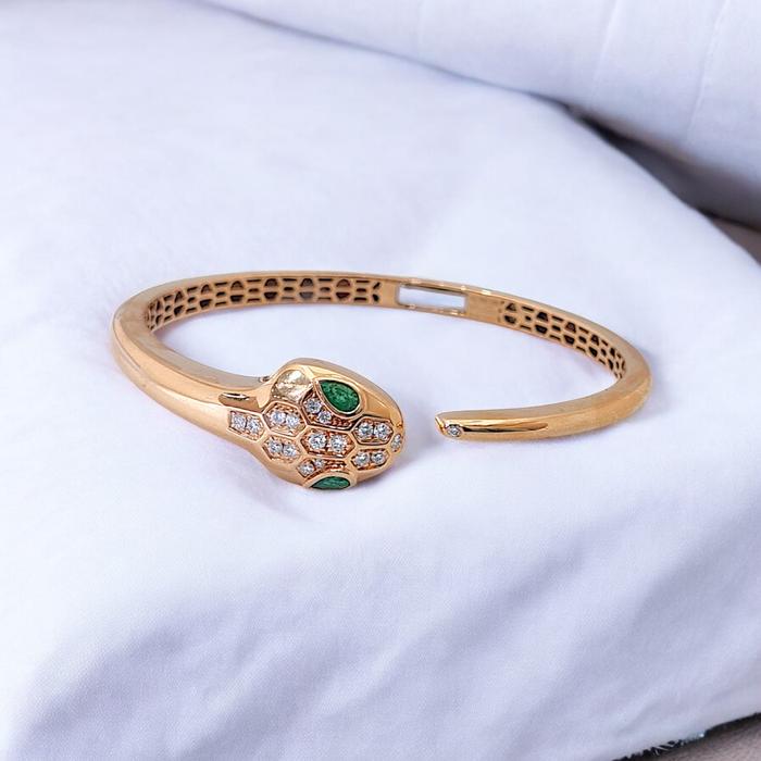 diamond bangle head Serpenti With Diamond / Diamond Jewelry