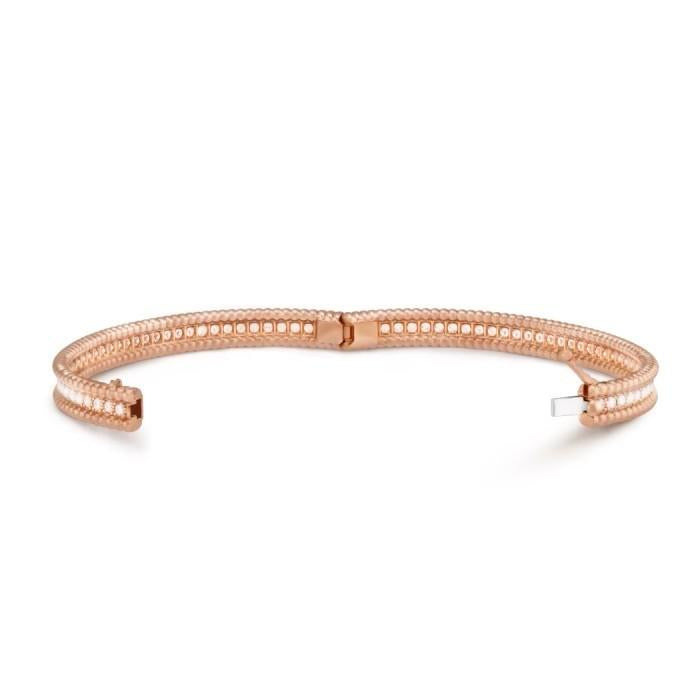 Perlee diamond pave vc bangle 18k-Diamond Jewelry