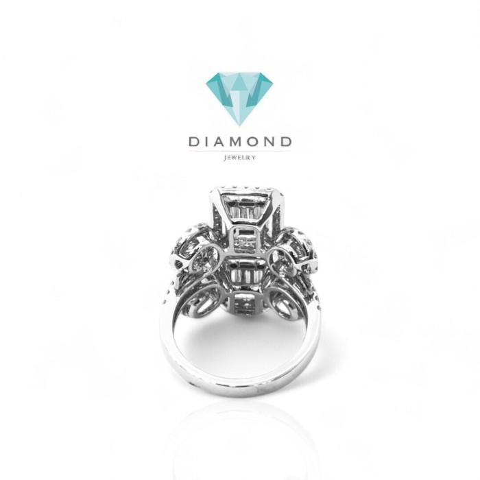 Cincin Duo Baguette diamond/ cincin berlian duo baguette