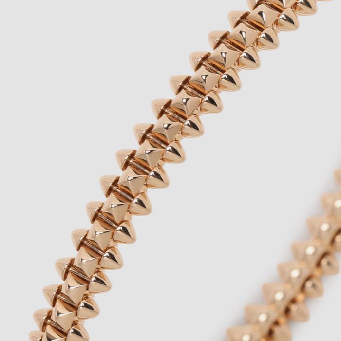 Clash Diamond/gold bangle with diamond 18K rose gold- Diamond Jewelry