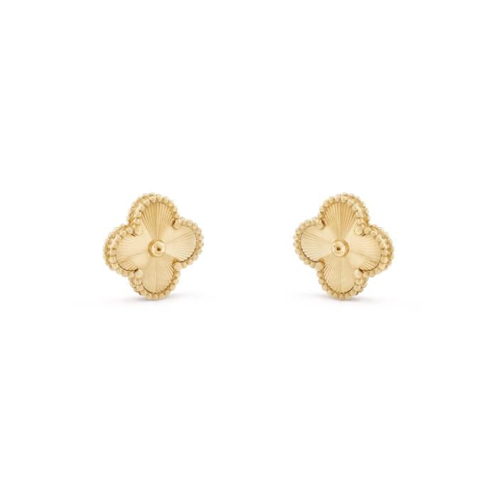Clover Anting Gold Fashion 18K vintage