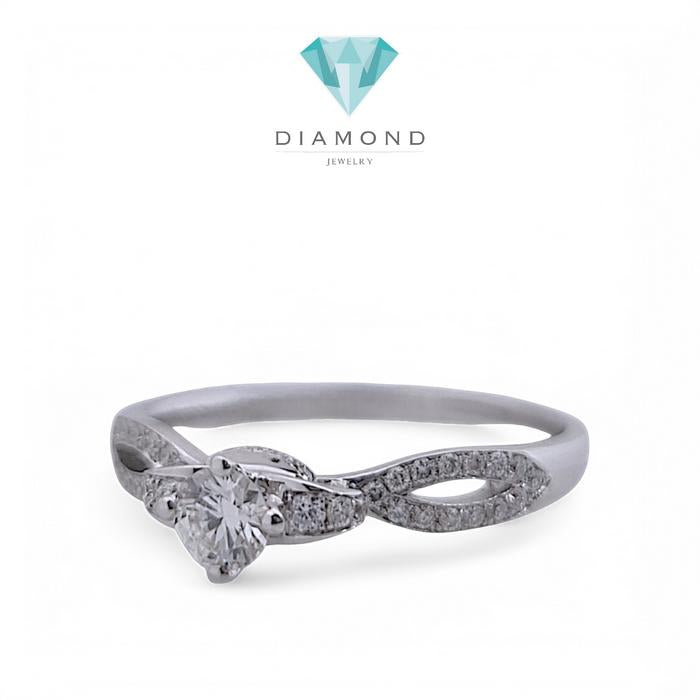 Cincin berlian bunga 18k diamond jewelry