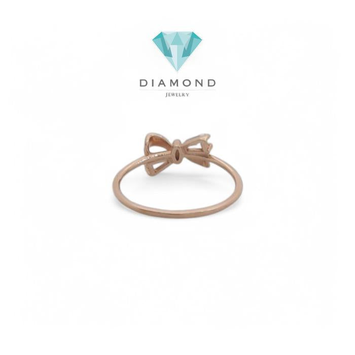 Cincin Mas Pita Rose Gold 750K-Diamond Jewelry