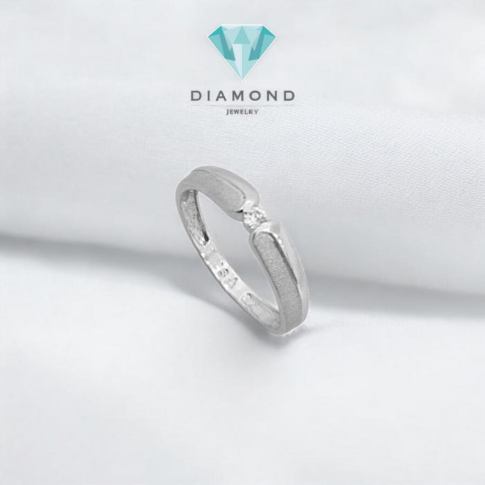 Cinncin Mas putih mata /cincin white gold couple-Diamond Jewelry