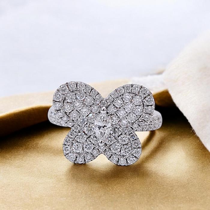 Butterfly Diamond Ring / Diamond Jewelry