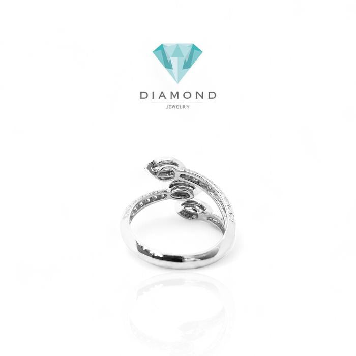 Cincin Berlian 3 oval 18K