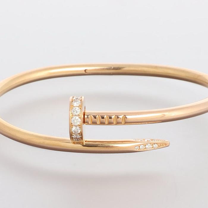 Gelang Nail emas berlian Paku 18k /Nail diamond bracelet bangle 18k-Diamond Jewelry