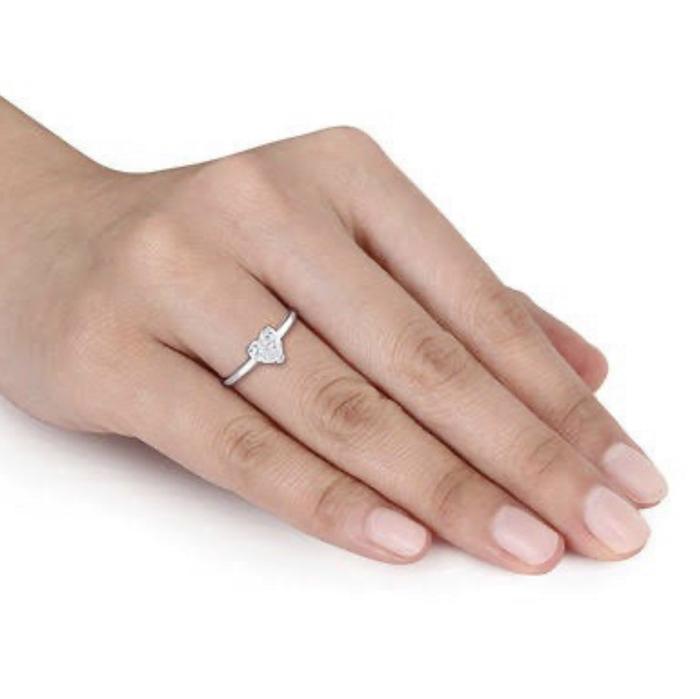 Cincin Berlian Baguette Duoline-Diamond Ring Duoline Baguette 18k White Gold -Cincin Berlian Eropa Kotak Emerald Emas Putih -Diamond Jewelry