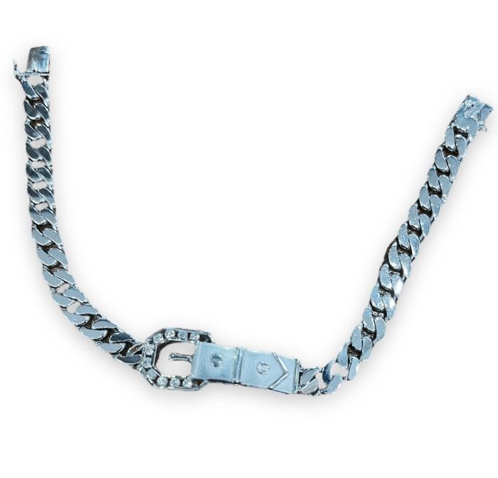 Diamond Bangle Belt Cuban Chain- Gelang Berlian Diamond Jewelry