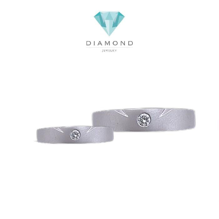 Wedding Diamond Ring Dove 18K / Cincin Nikah Berlian Dove 18K / Diamond Jewelry 63CBNKH4902WPLS - 64CBNKH4408WPLS