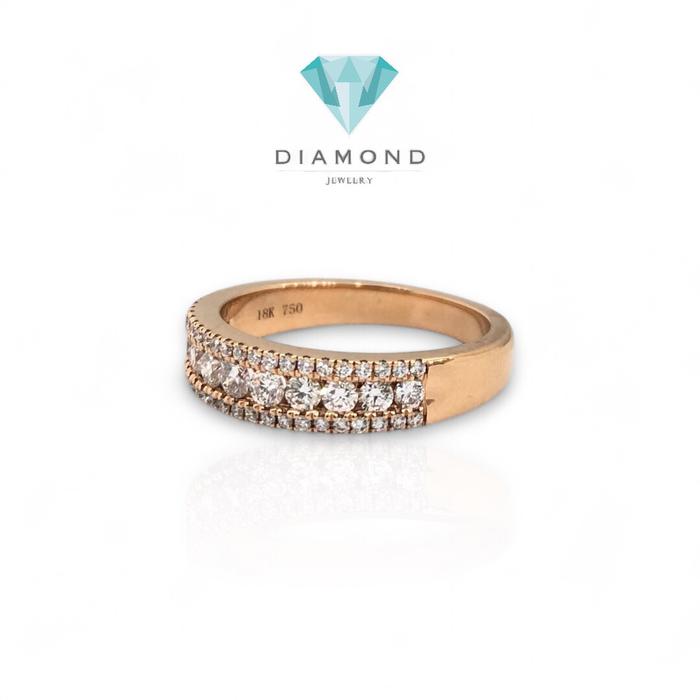 Cincin berlian 18K rose gold diamond jewelry