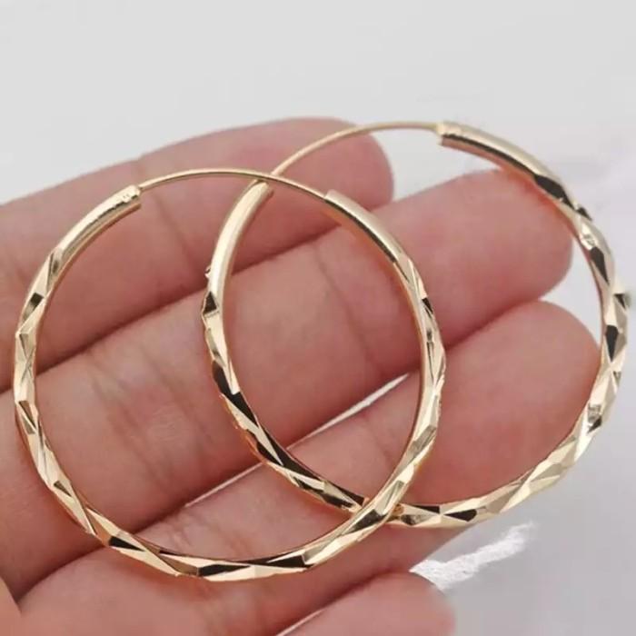 anting gipsi Emas Rose Gold 17K