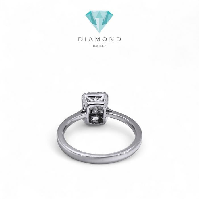 Emerald Diamond Ring / Diamond Jewelry