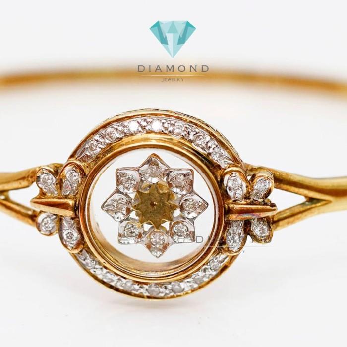 Diamond Bangle - Gelang Berlian - Diamond Jewelry - Rose Gold 03030436