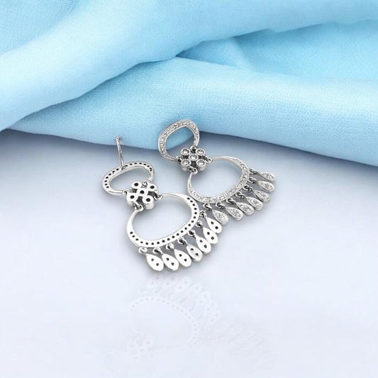 Anting berlian Indi vintage18k white gold/diamond earring Indi Vintage-Diamond Jewelry