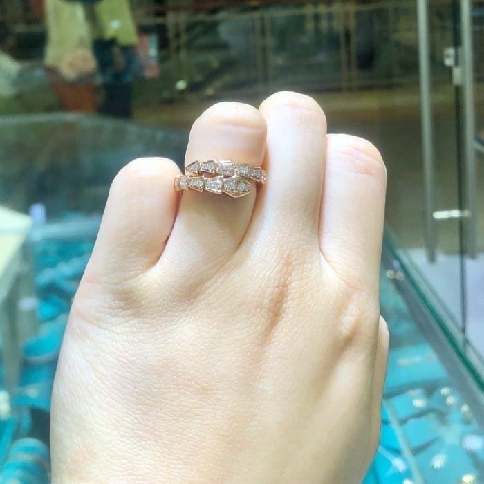 Cincin serpenti snake berlian 18k/diamond serpenti snake ring ulo 18k-Diamond Jewelry