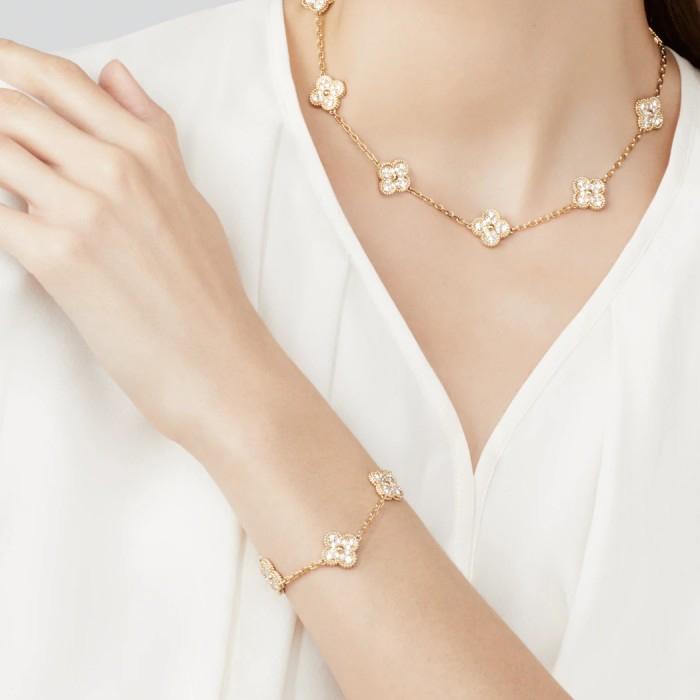 Clover diamond bracelet vc 18k Diamond Jewelry