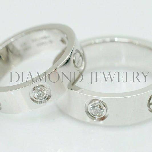 Cincin Kawin/Wedding Ring - Diamond Jewelry Two Tone 01020886/01020887