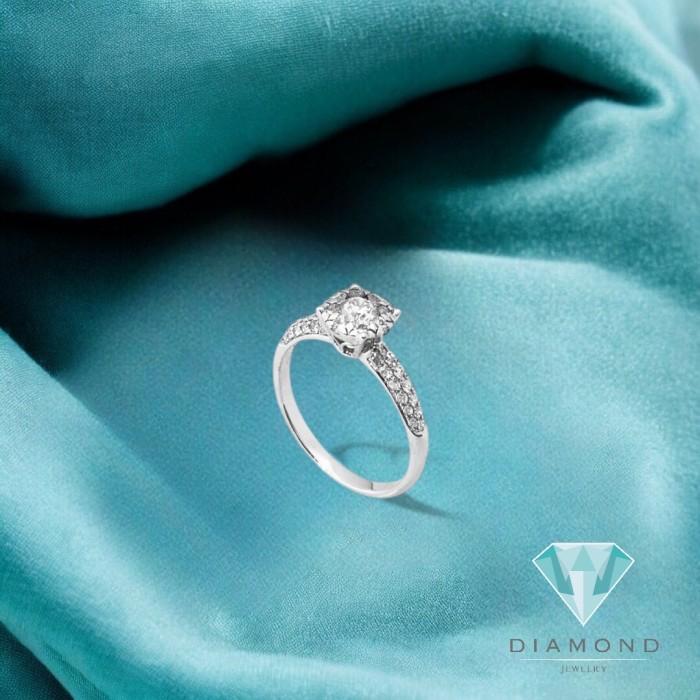 Solitaire Illusion Diamond Ring/Cincin Berlian Ilusi