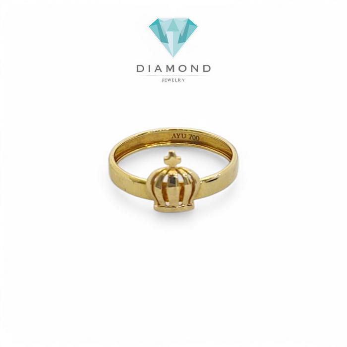 Cincin Mas Mahkota 18K-Diamond Jewelry